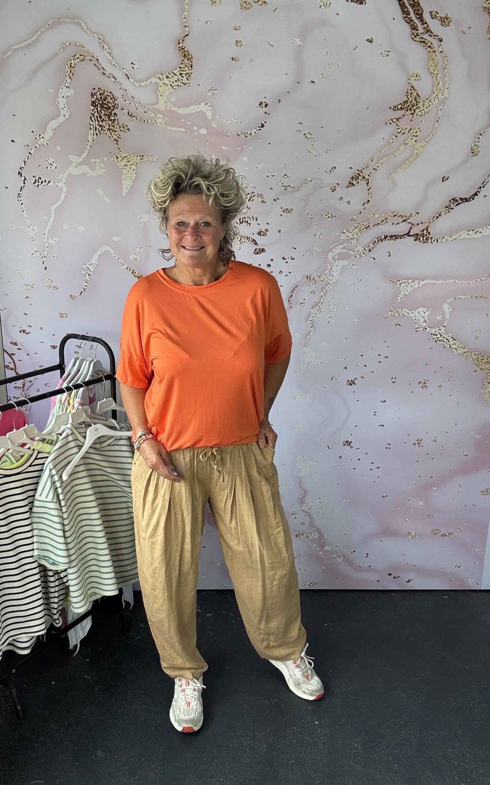 T shirt Gera oranje MOOIJ - Afbeelding 2