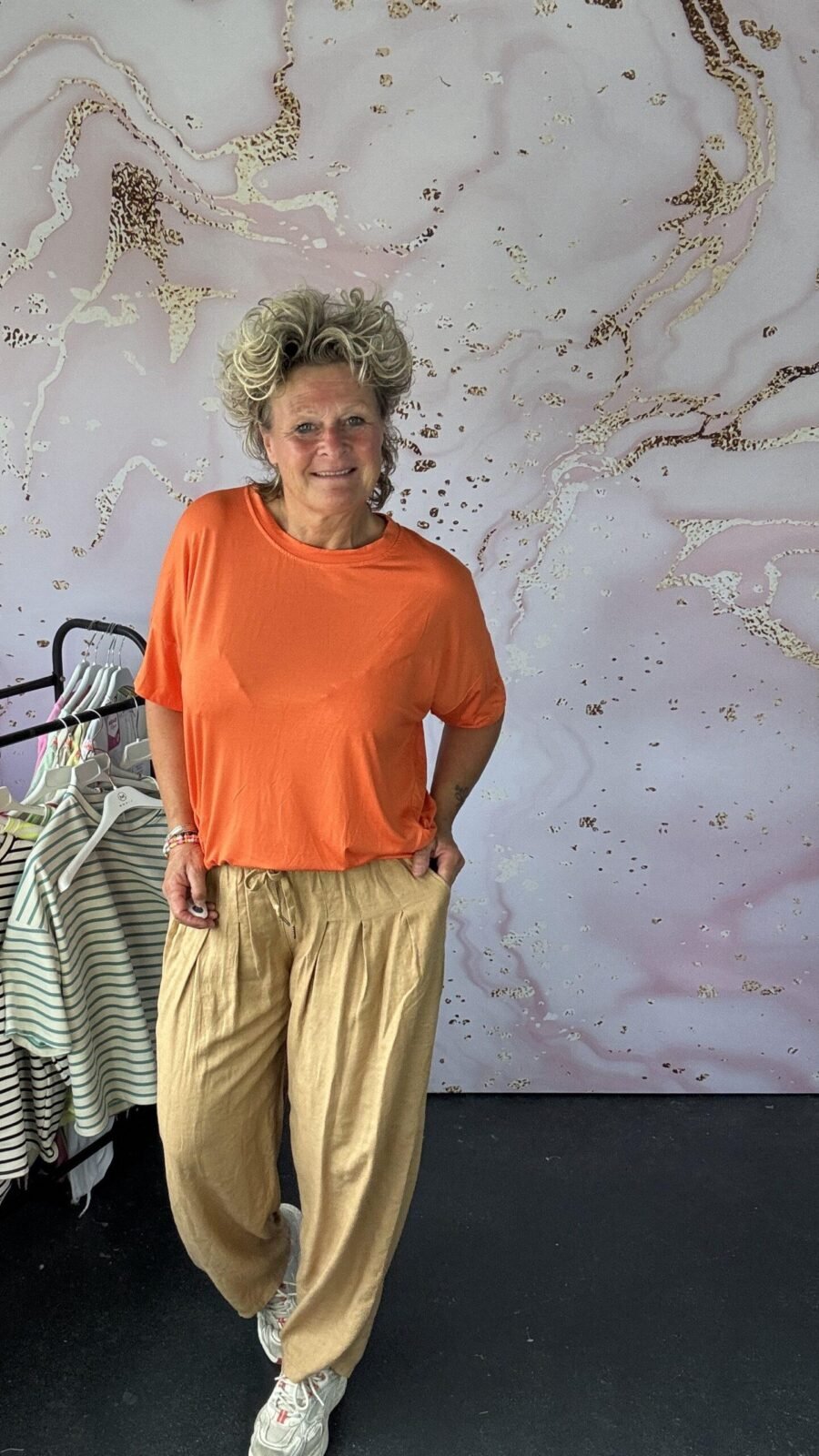 T shirt Gera oranje MOOIJ