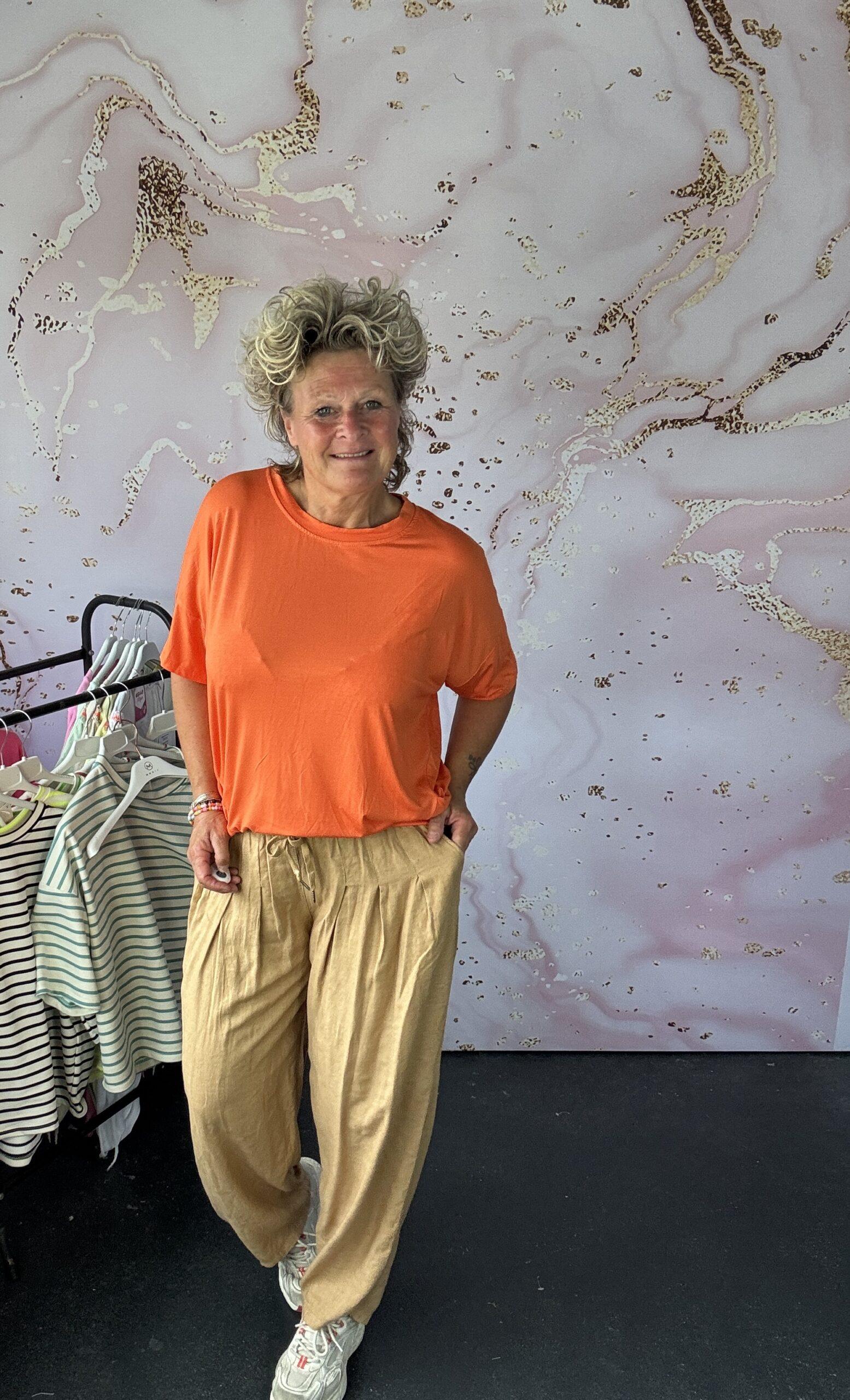 T shirt Gera oranje MOOIJ