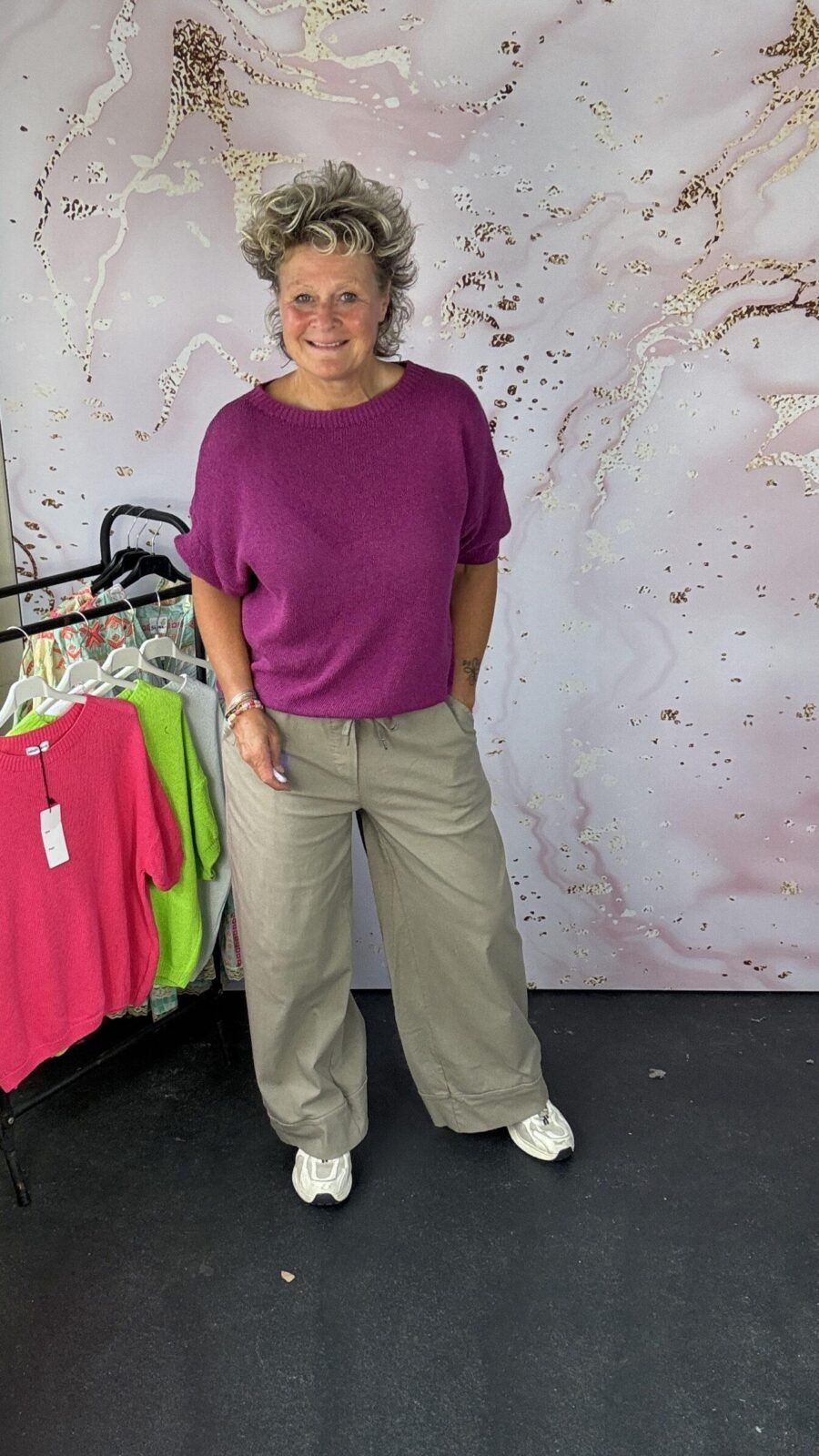 broek Lianne taupe