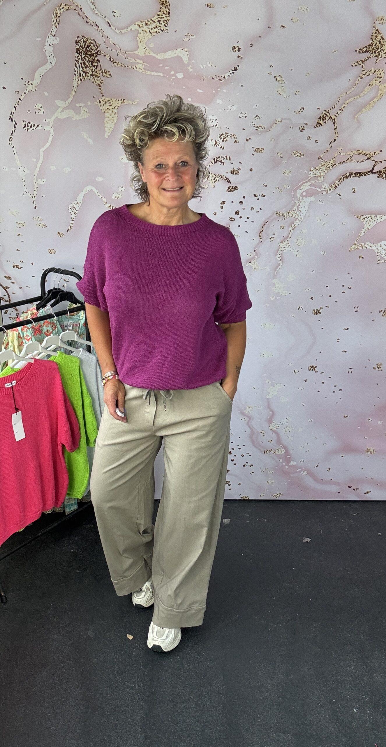 broek Lianne taupe - Afbeelding 2