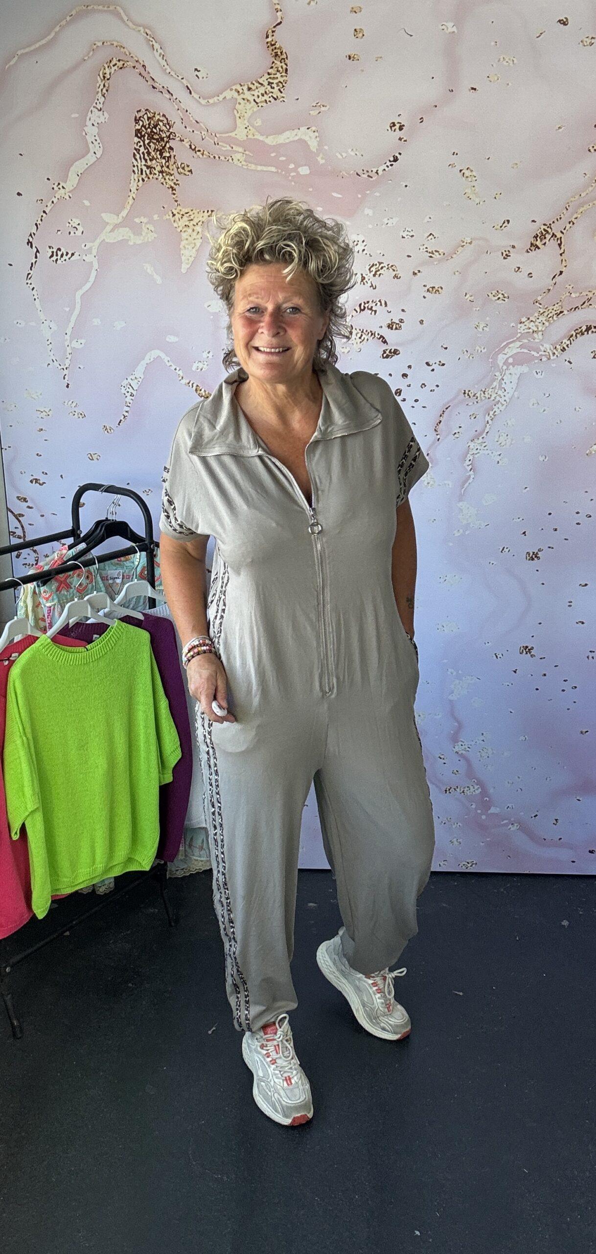 Jumpsuit taupe - Afbeelding 2