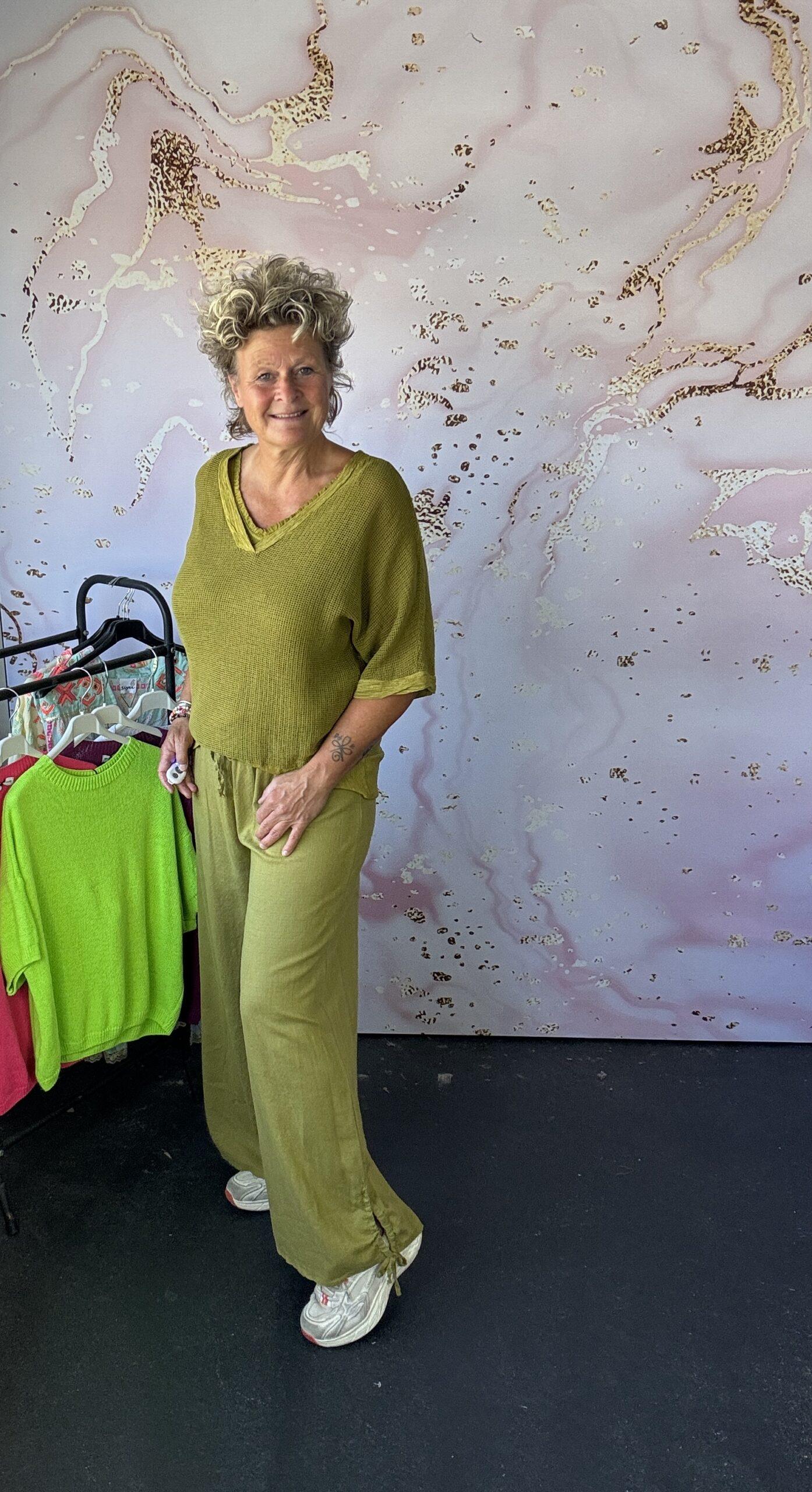 trui Ireen lime - Afbeelding 2