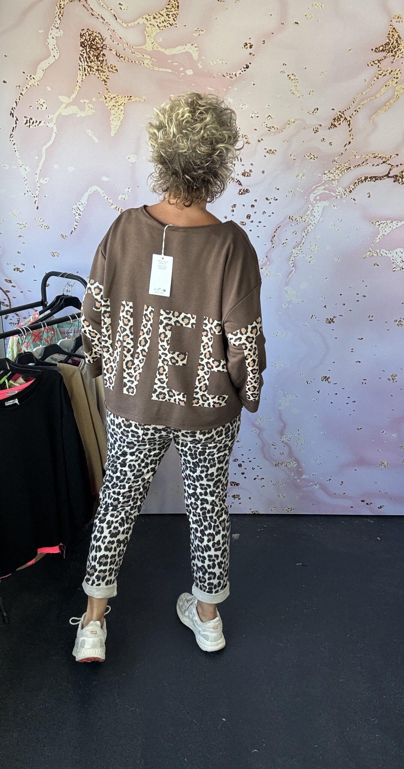 Sweater ANN bruin - Afbeelding 2