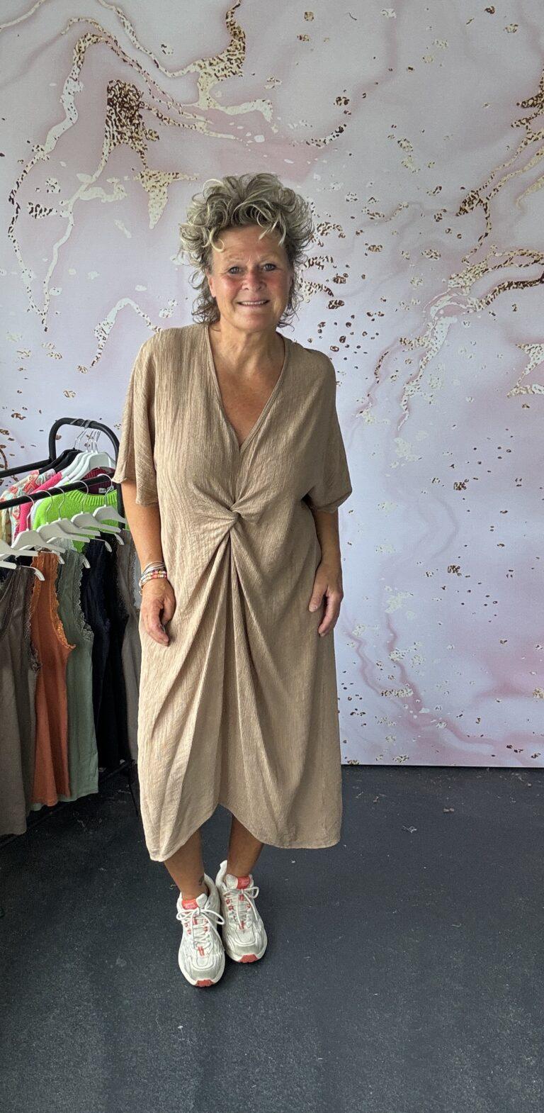 Jurk  Doesi taupe