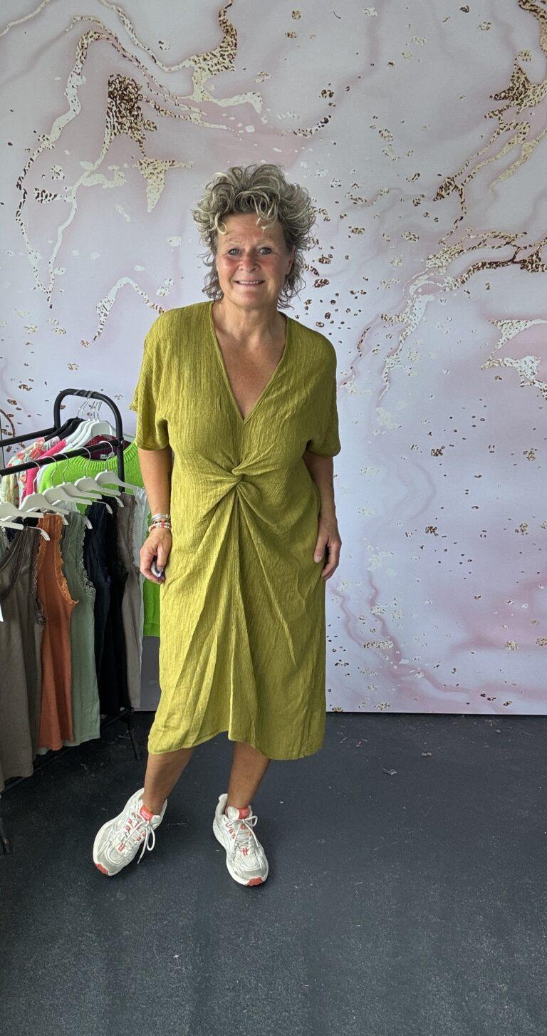 Jurk Doesi lime