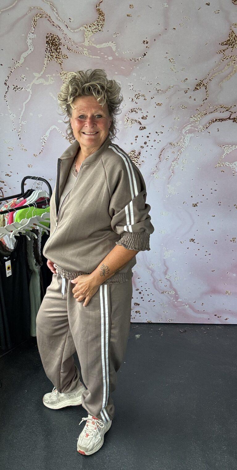 2 delige set Suus taupe