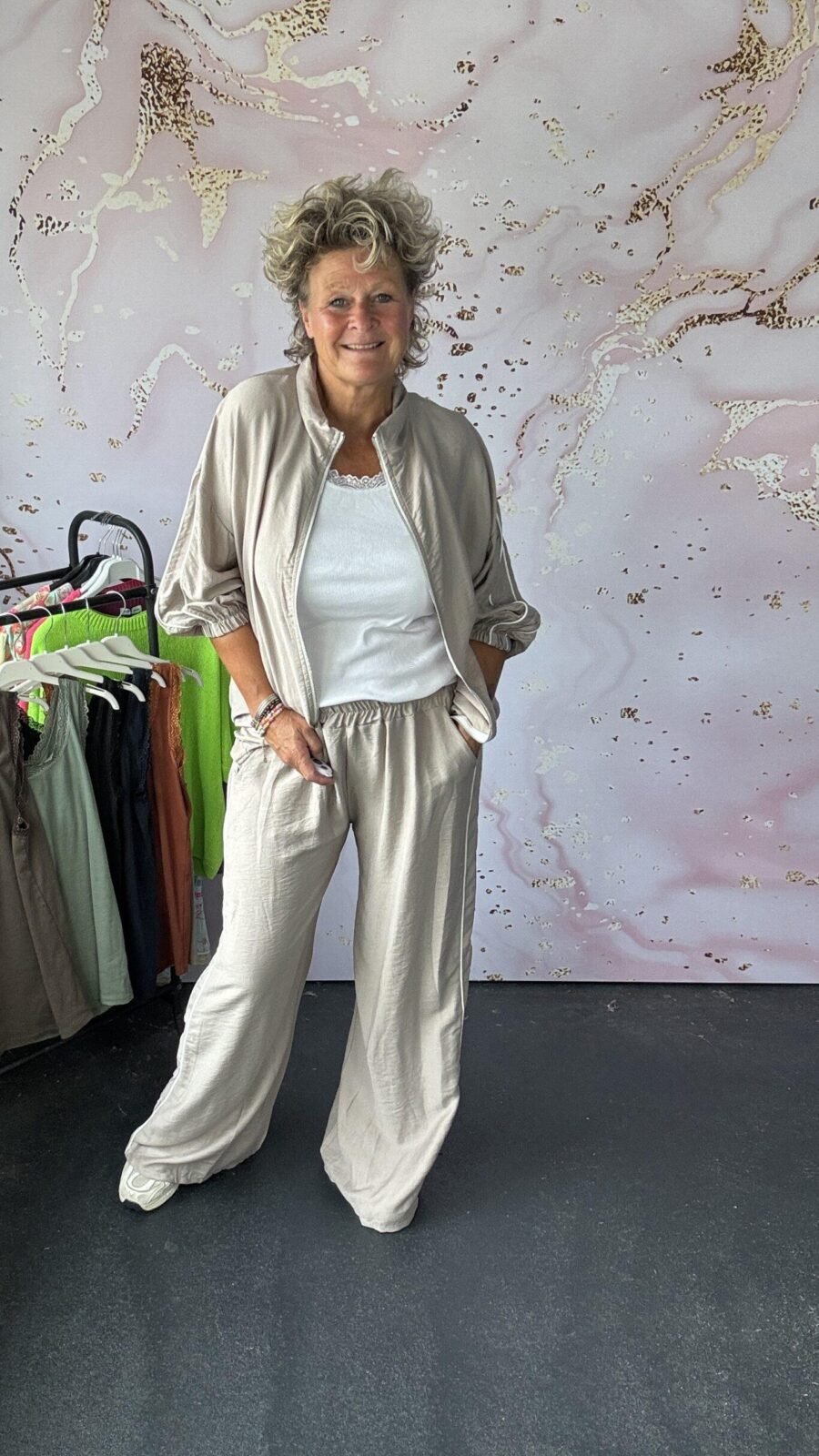 2 delige set Wietske taupe