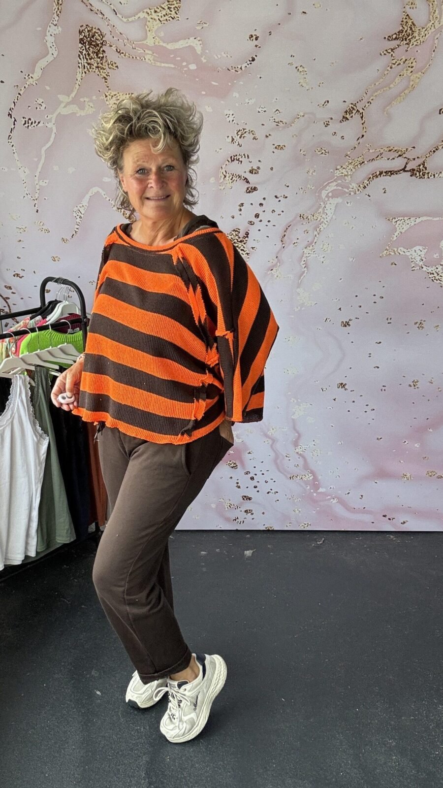 Jogg broek Luca bruin