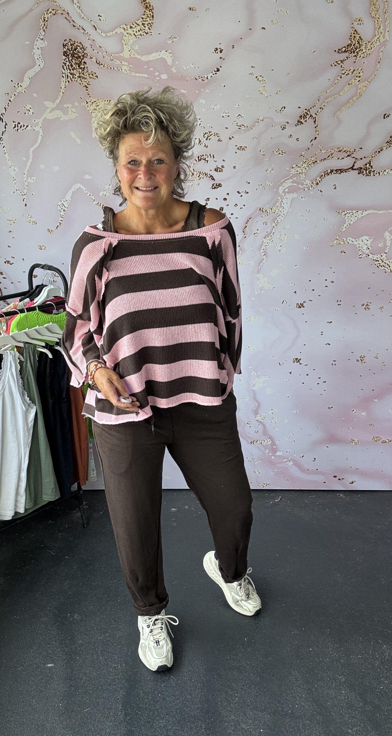 Jogg broek Luca bruin - Afbeelding 2