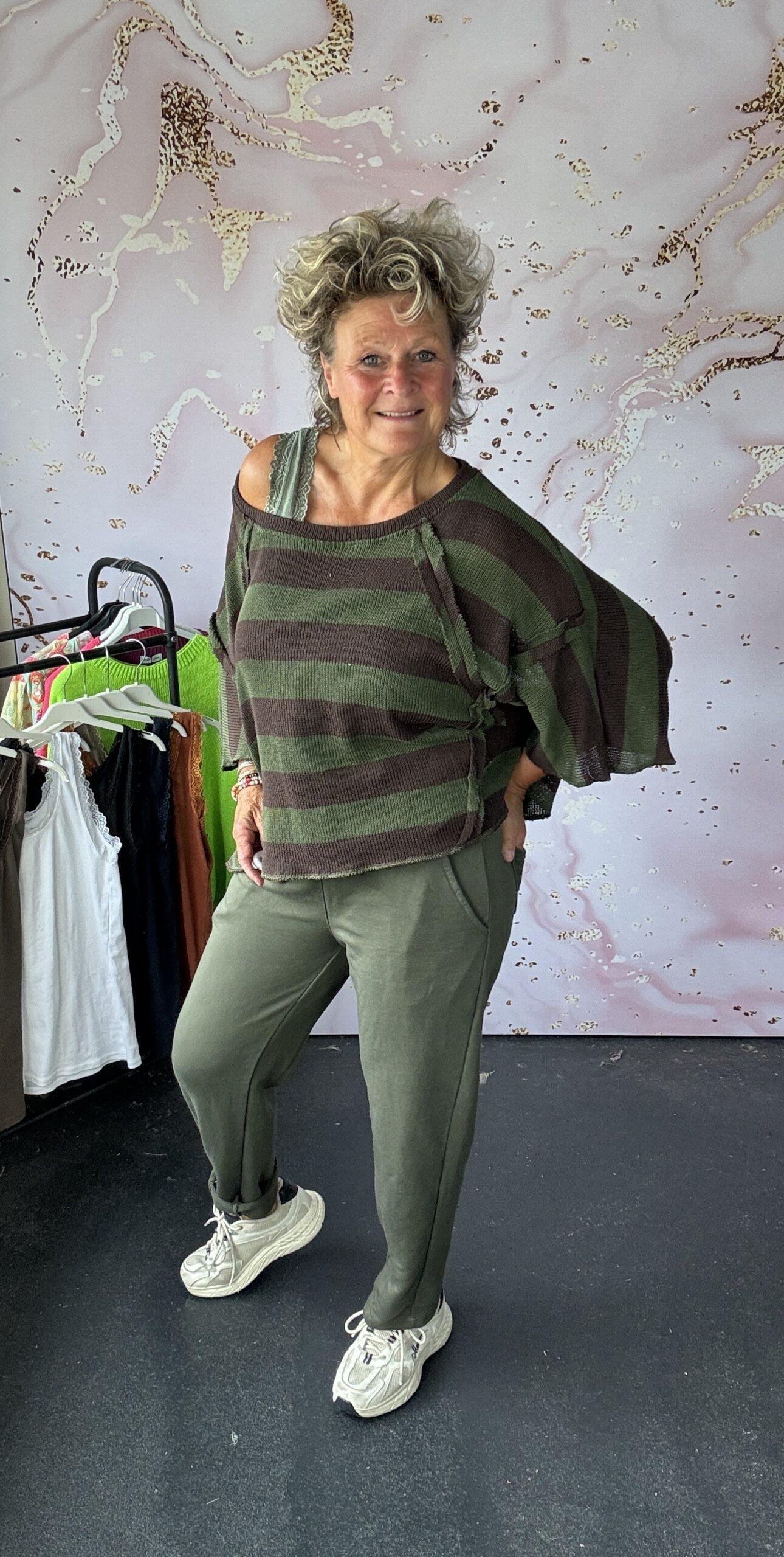 Jogg broek Luca army