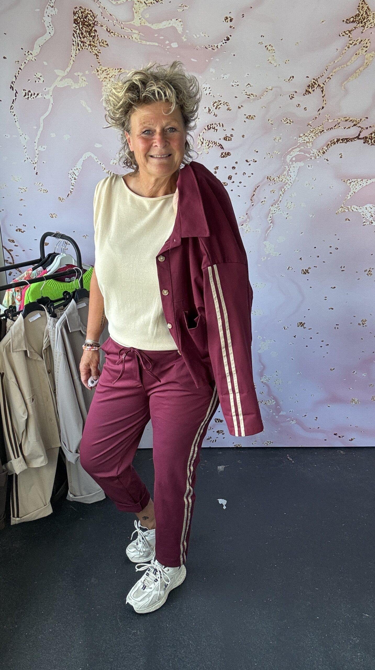 2 delige set Marian burgundy - Afbeelding 2