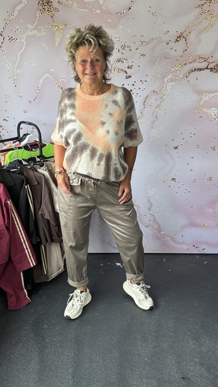 Broek La Vie taupe