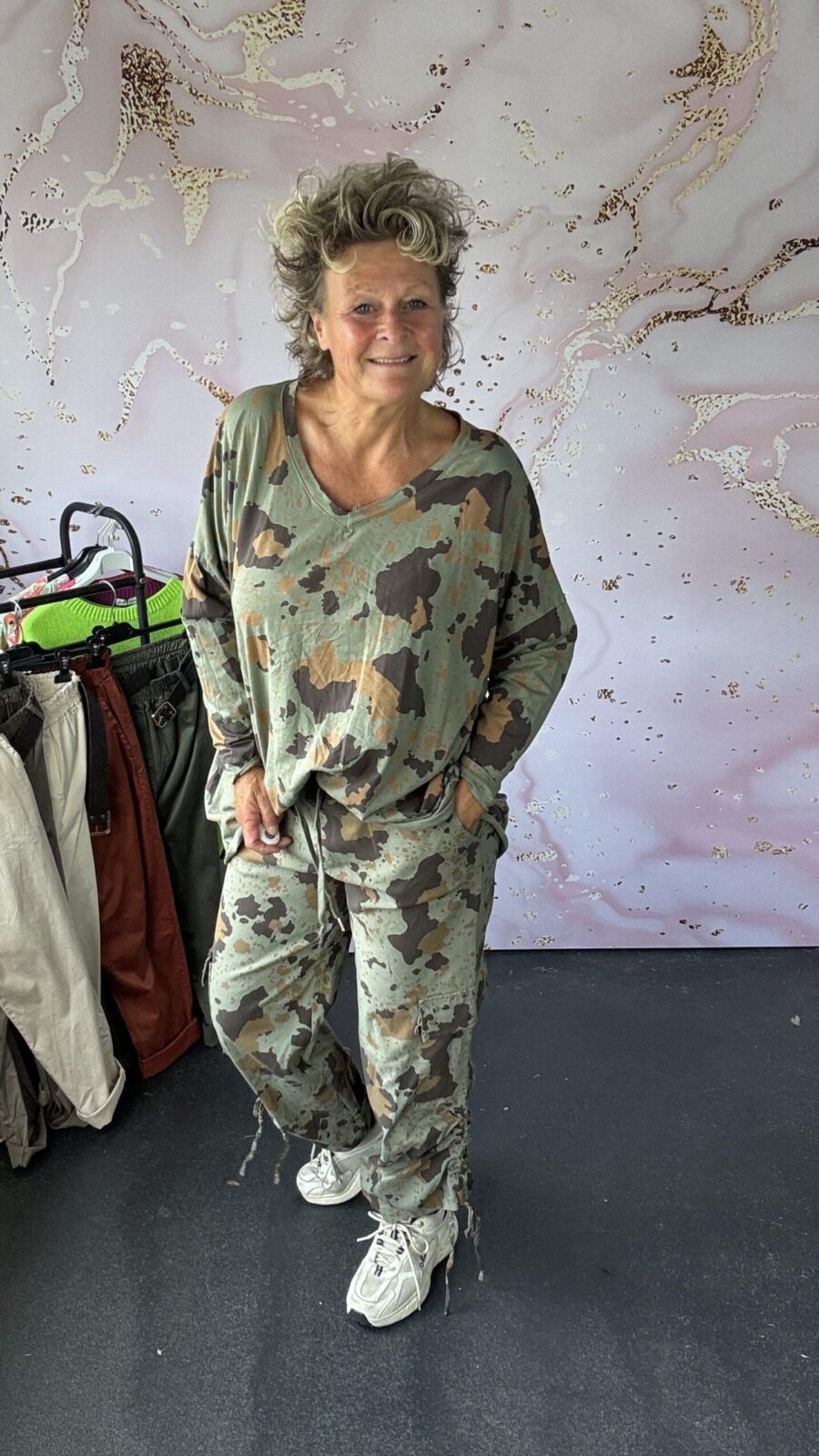broek Cargo print army