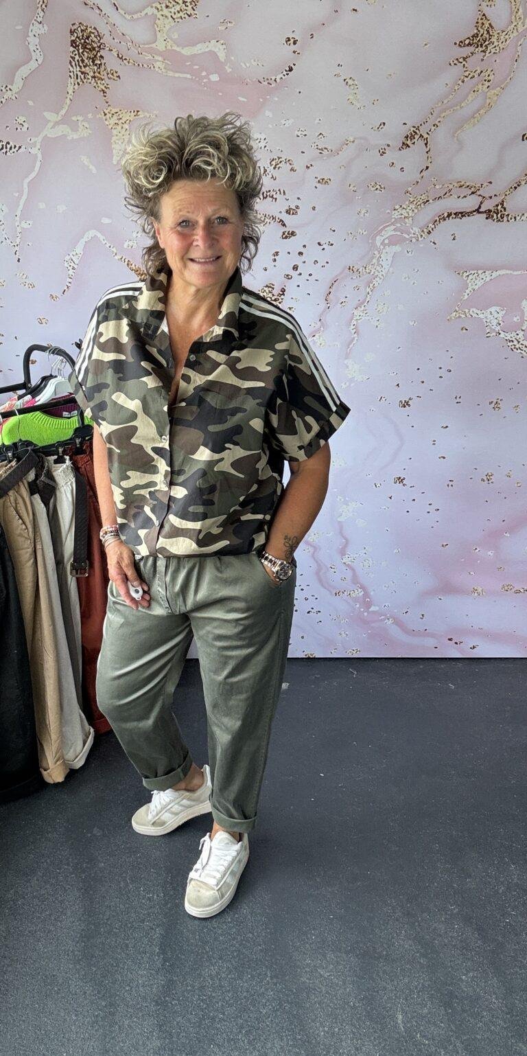 Blouse army green