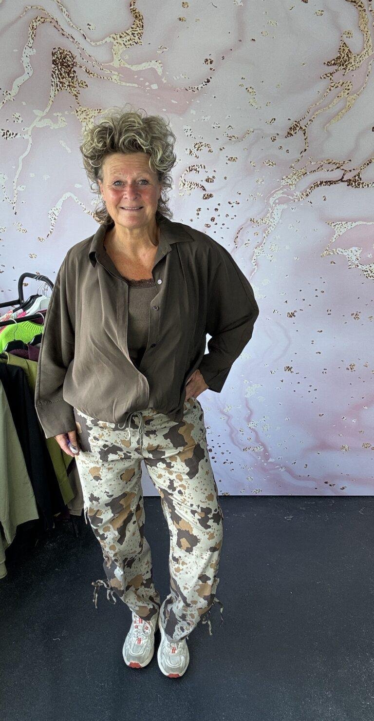 Blouse/ jasje Belin bruin