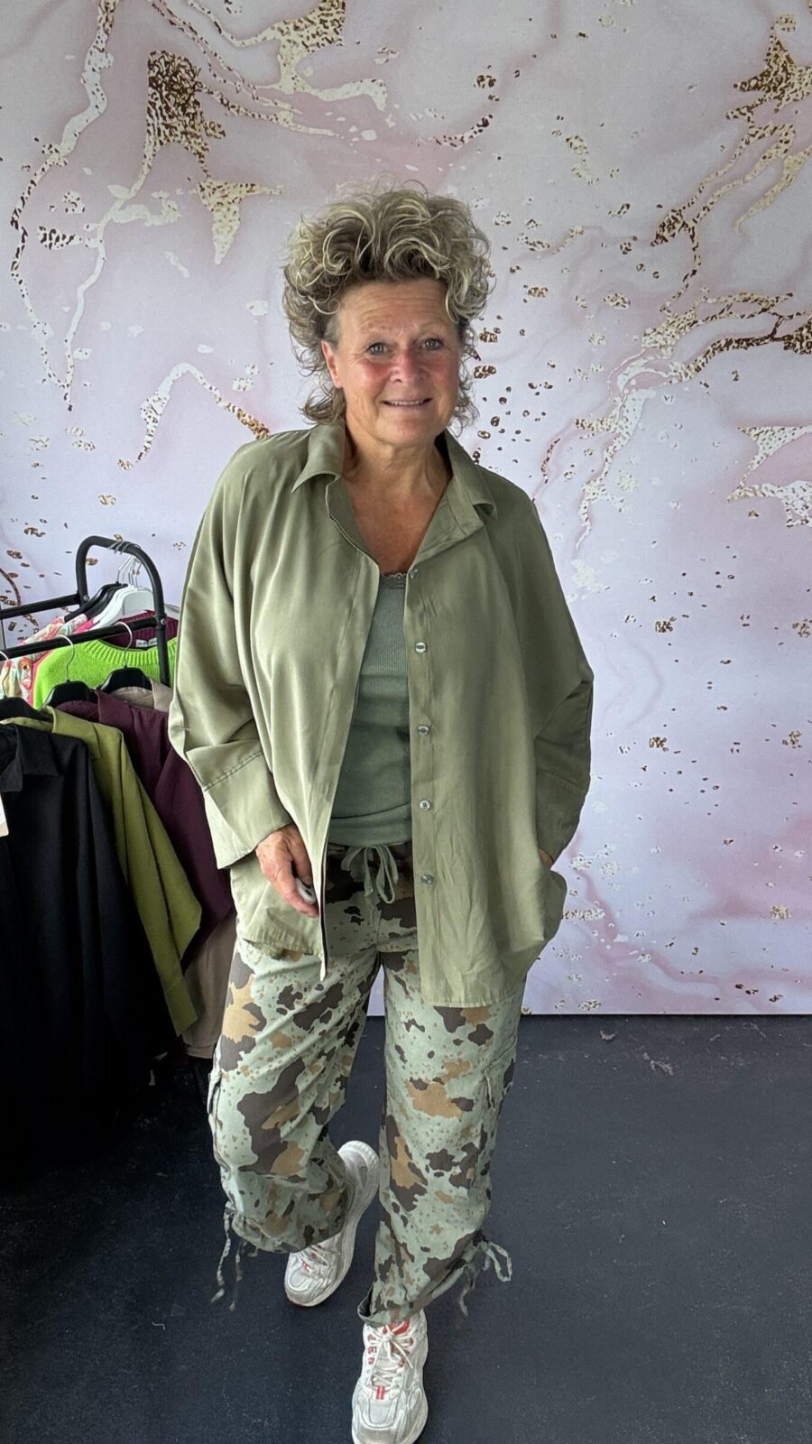 Blouse/ jasje Belin army