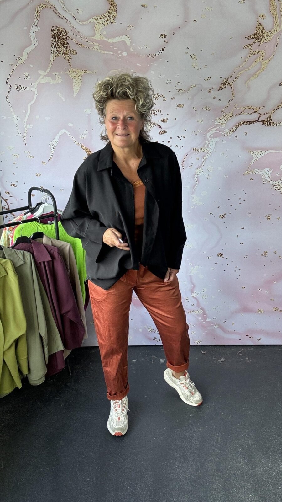 Blouse/ jasje Belin zwart