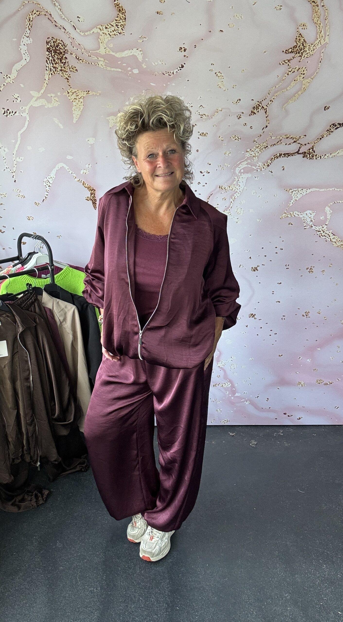 2 delige set Loulou burgundy - Afbeelding 2
