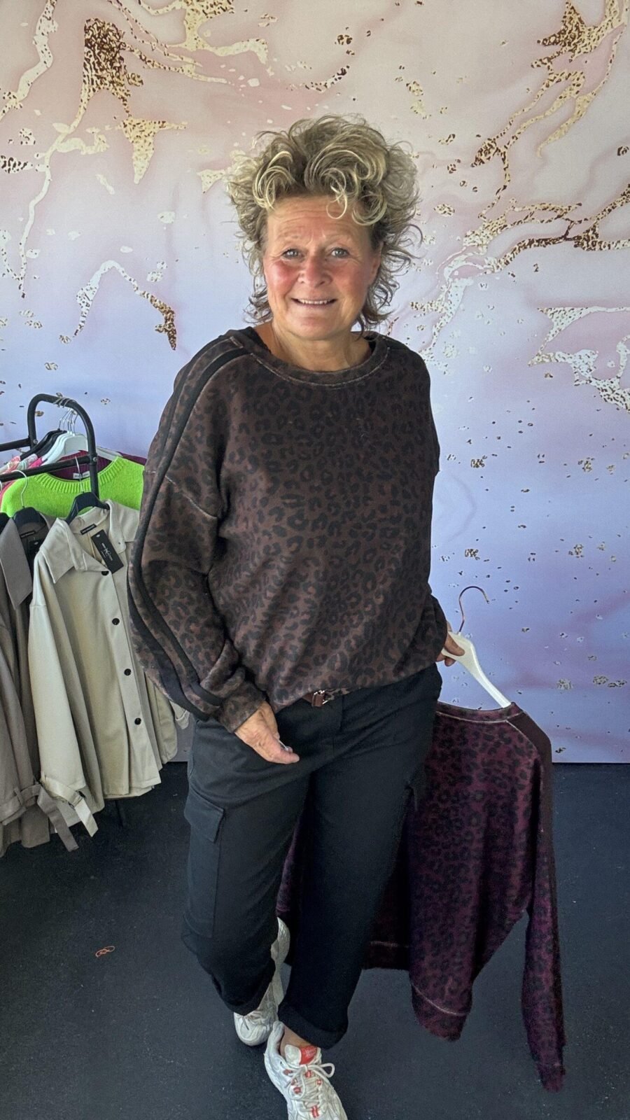 Sweater Anne Bruin Print