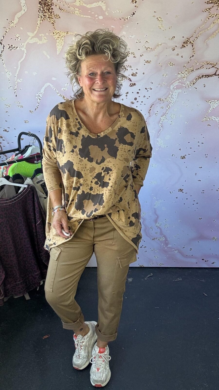 Broek Amour camel