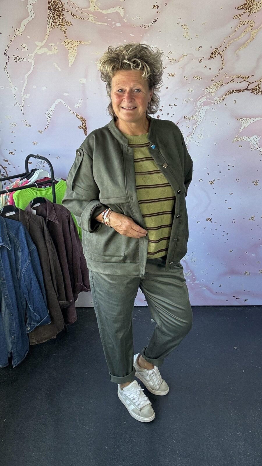 Jasje suede army