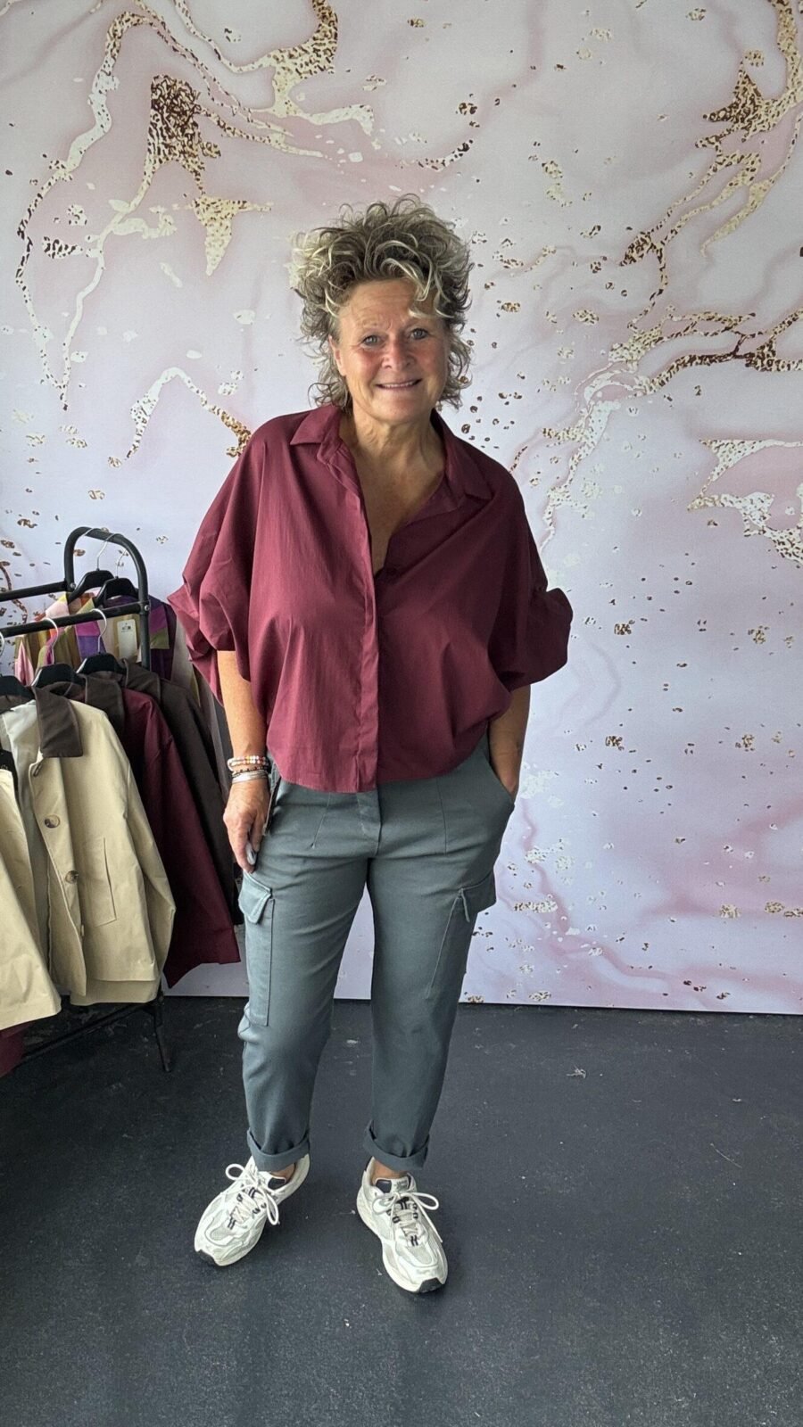 Blouse Kira burgundy