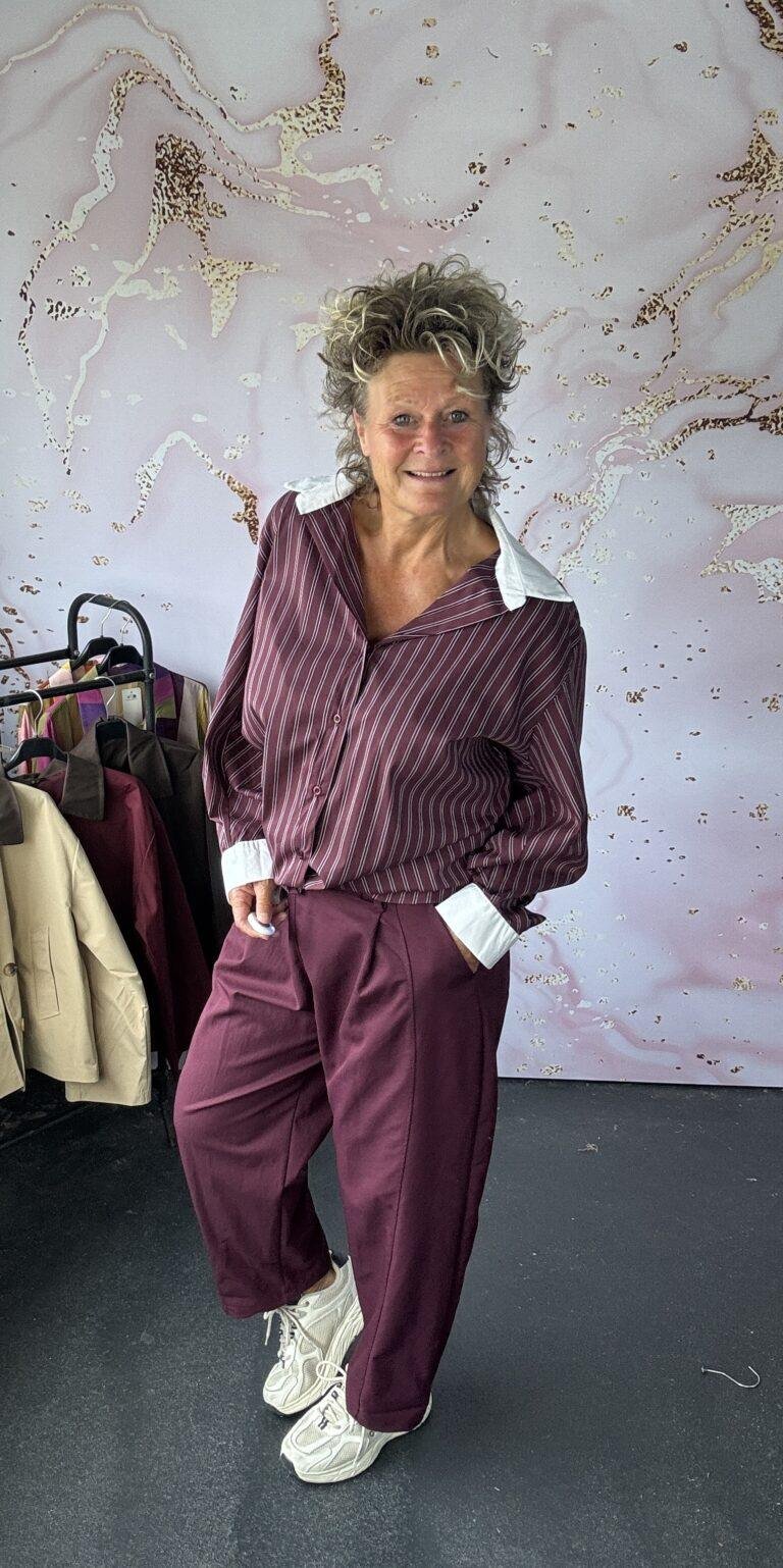Broek Chanel burgundy