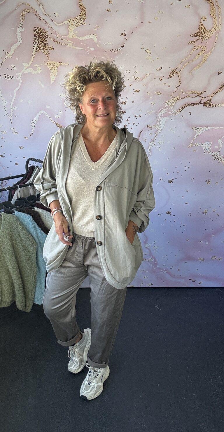 Jogg vest Floor taupe