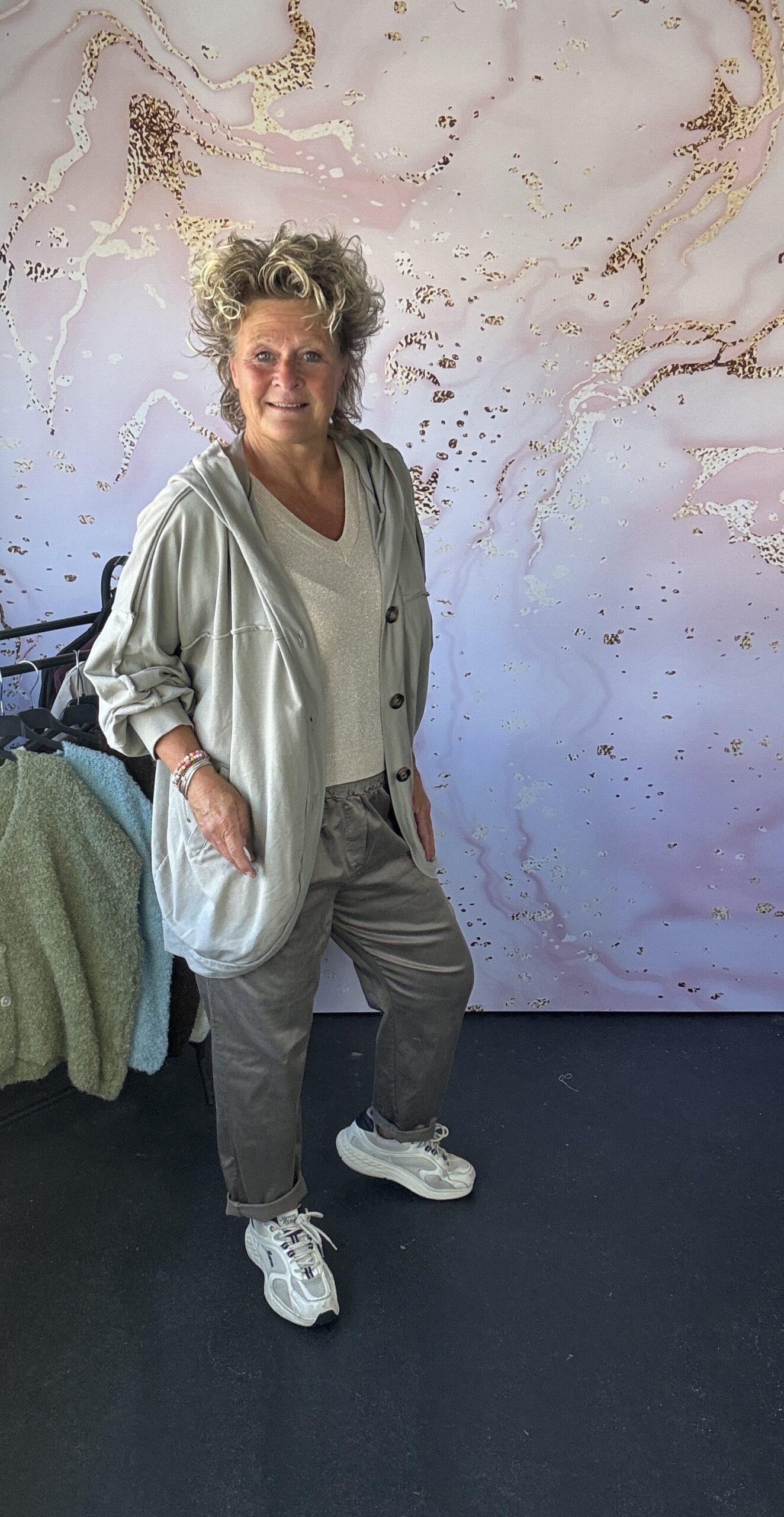 Jogg vest Floor taupe - Afbeelding 2