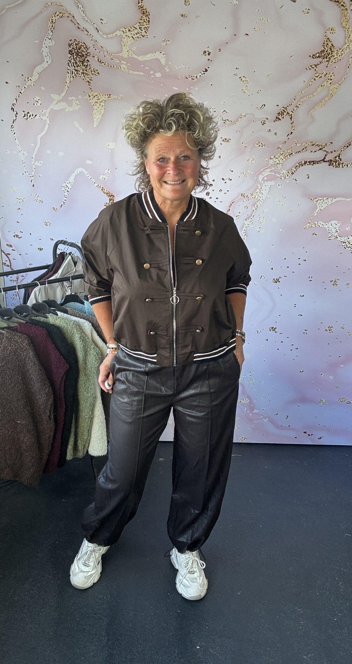Broek Leather bruin