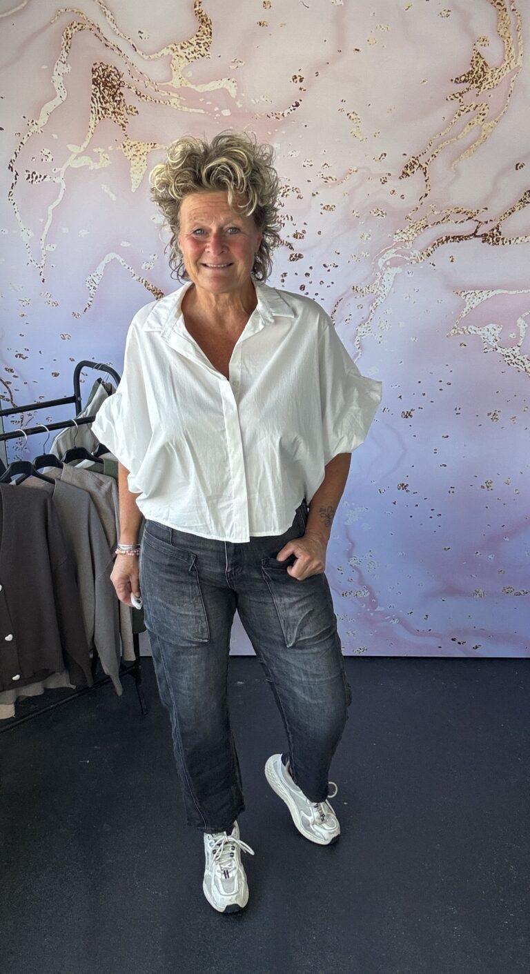 jeans S Woman grijs strak