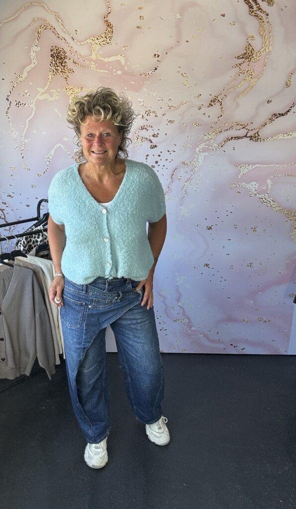 jeans S Woman Blue overslag