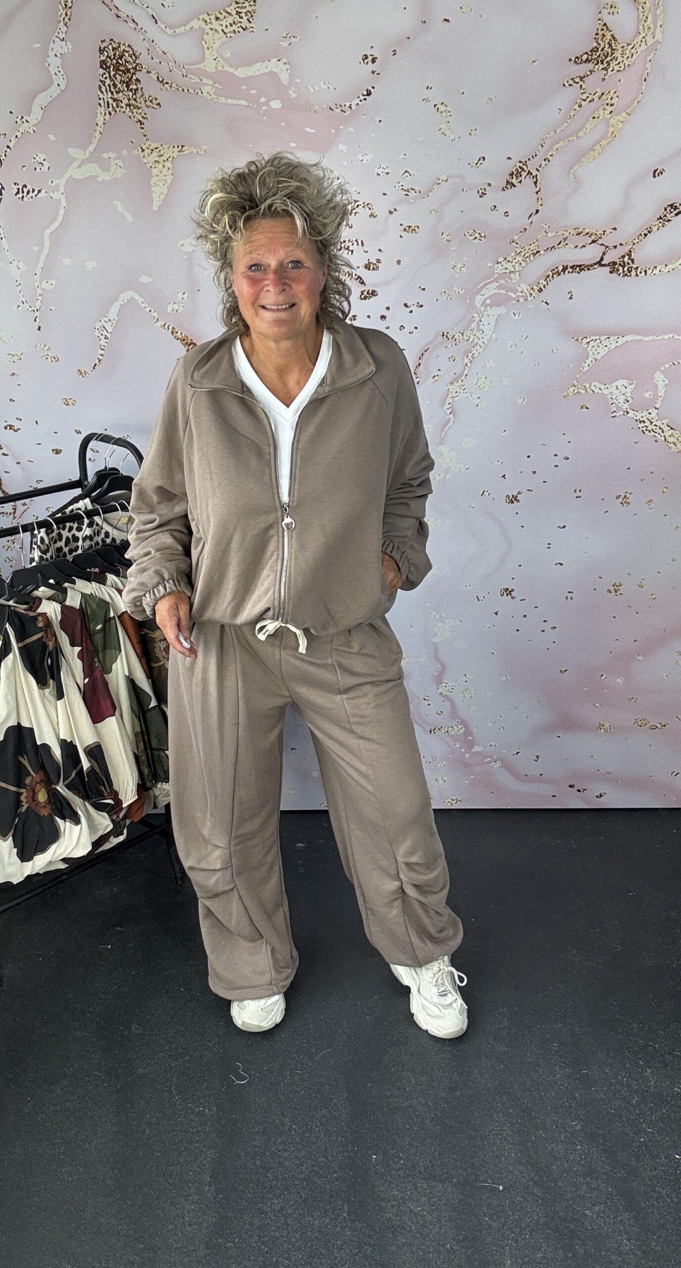 2 delige set Luna taupe