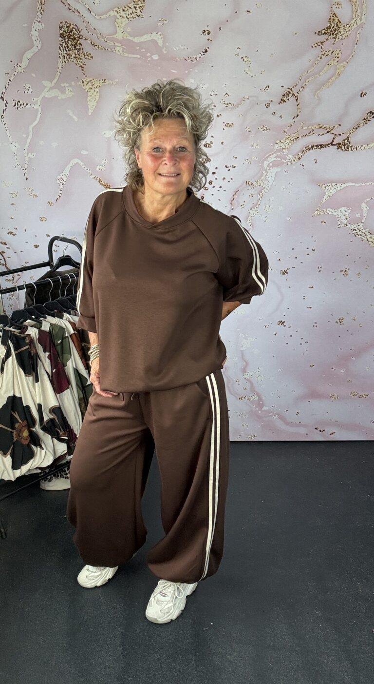 2 delige set Sophia bruin