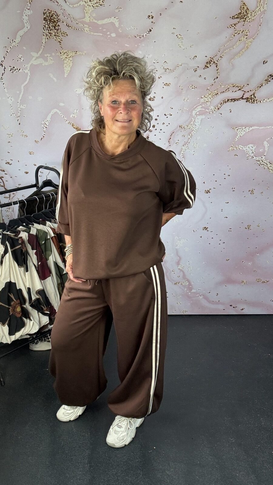 2 delige set Sophia bruin