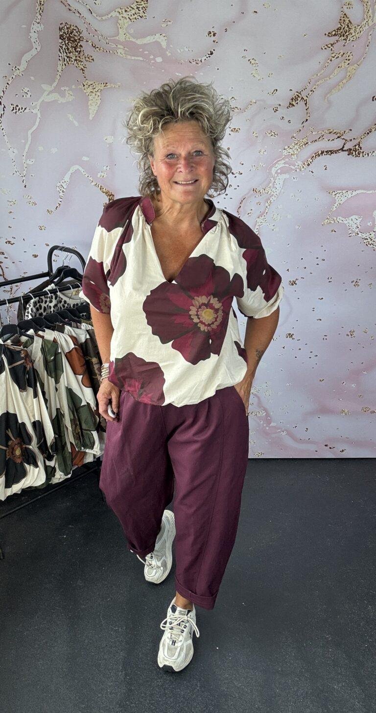 Blouse Bloem bes