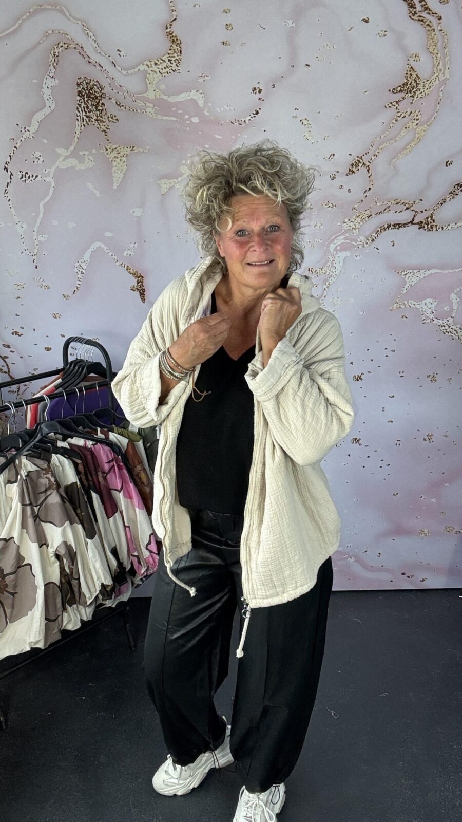 jasje hoody Hellen beige