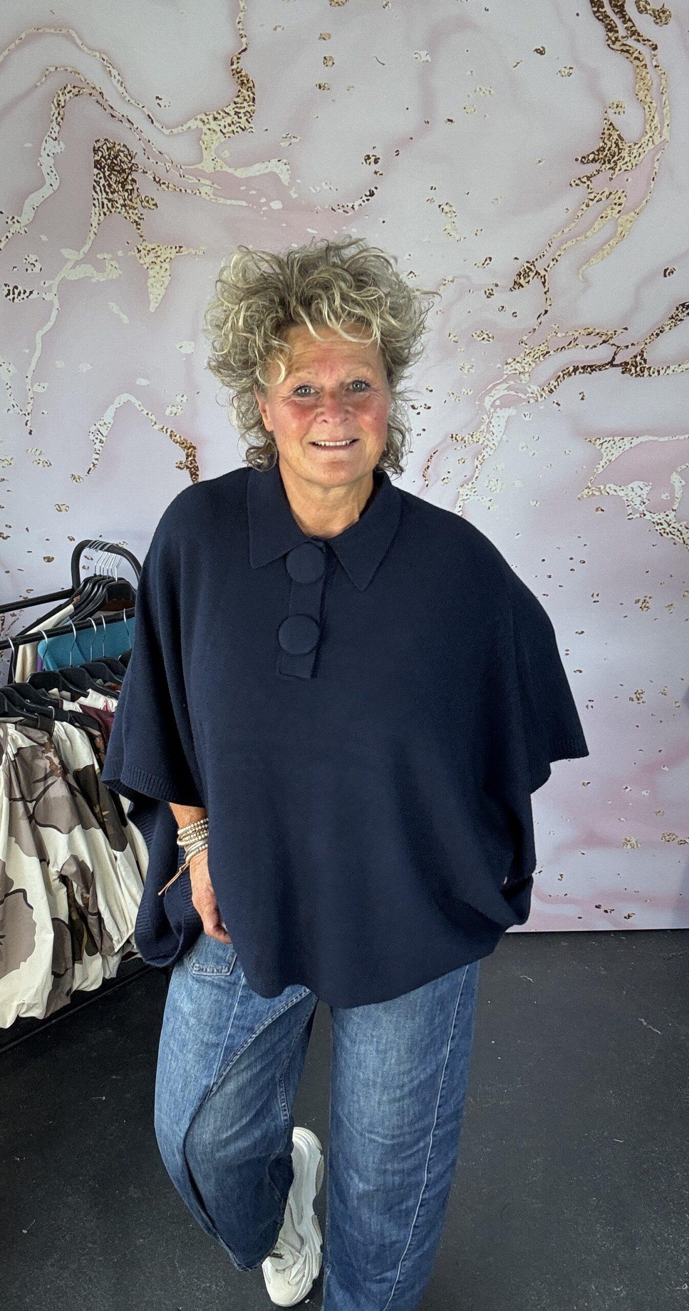 trui knoop navy