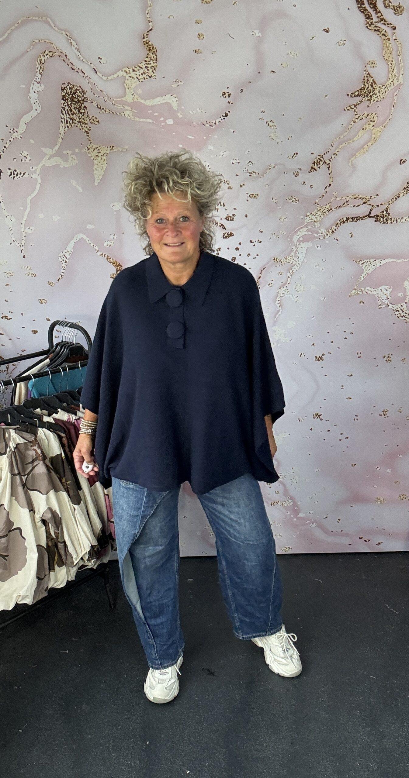 trui knoop navy - Afbeelding 2
