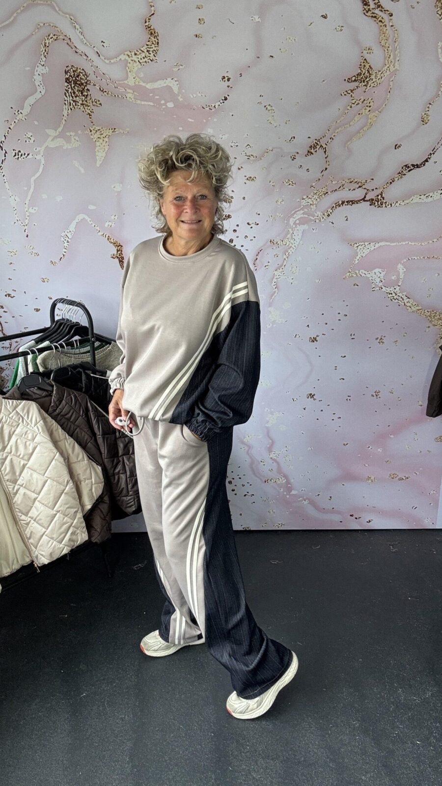 2 delige set Jenna taupe