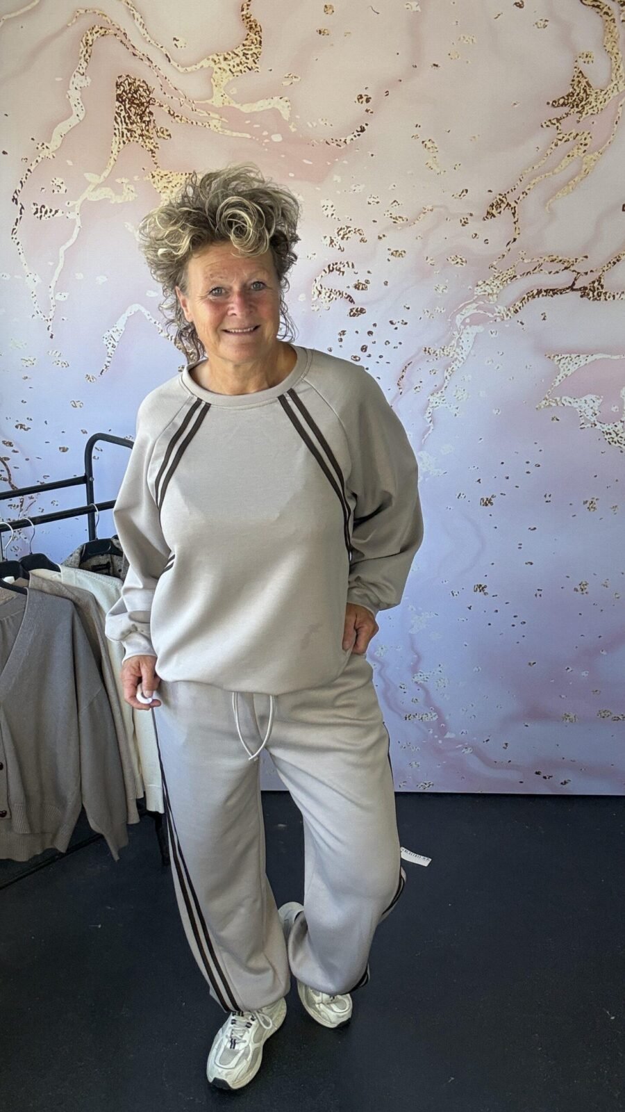 2 delige set paula taupe