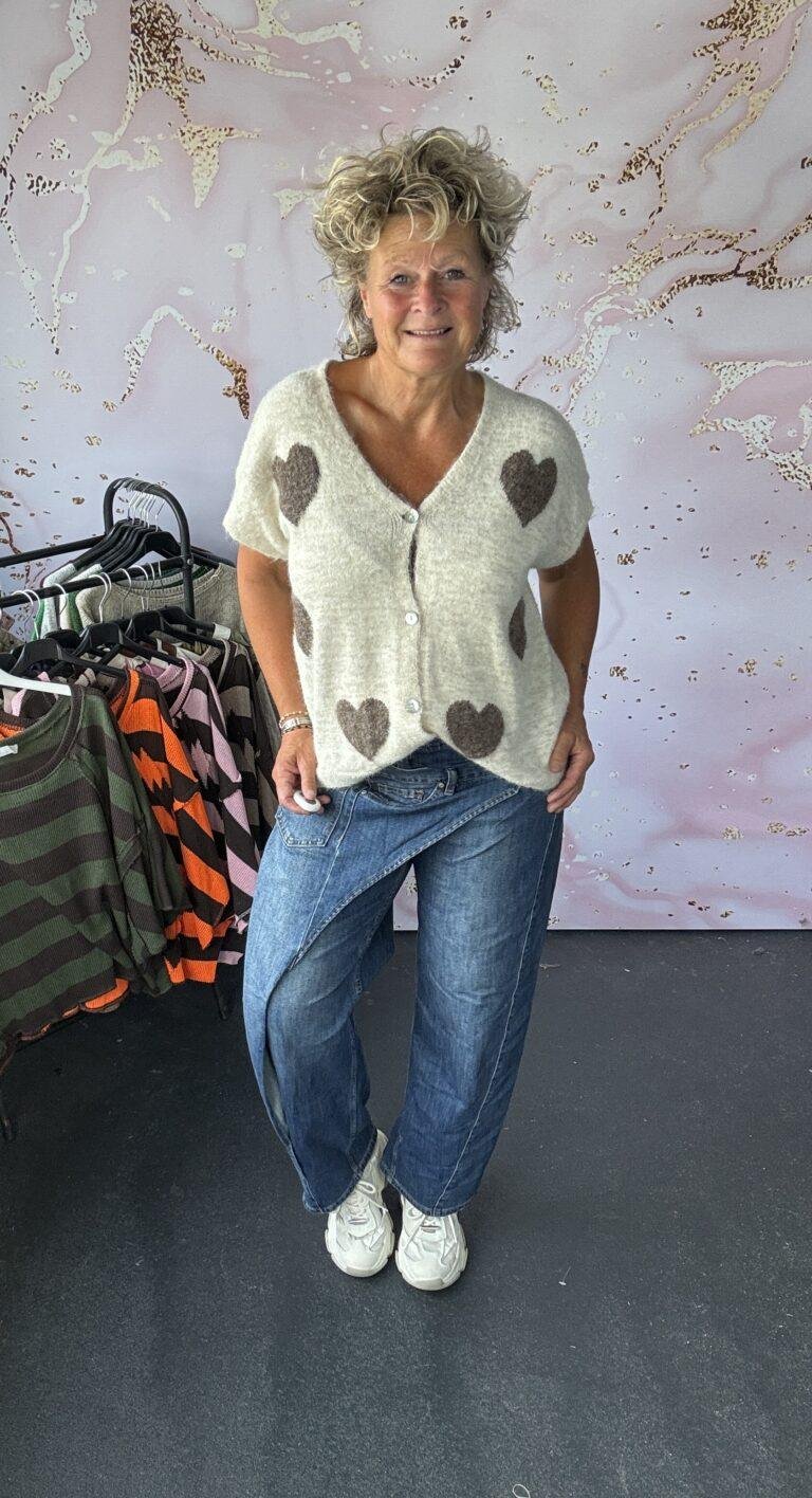 Vest Hart beige/taupe