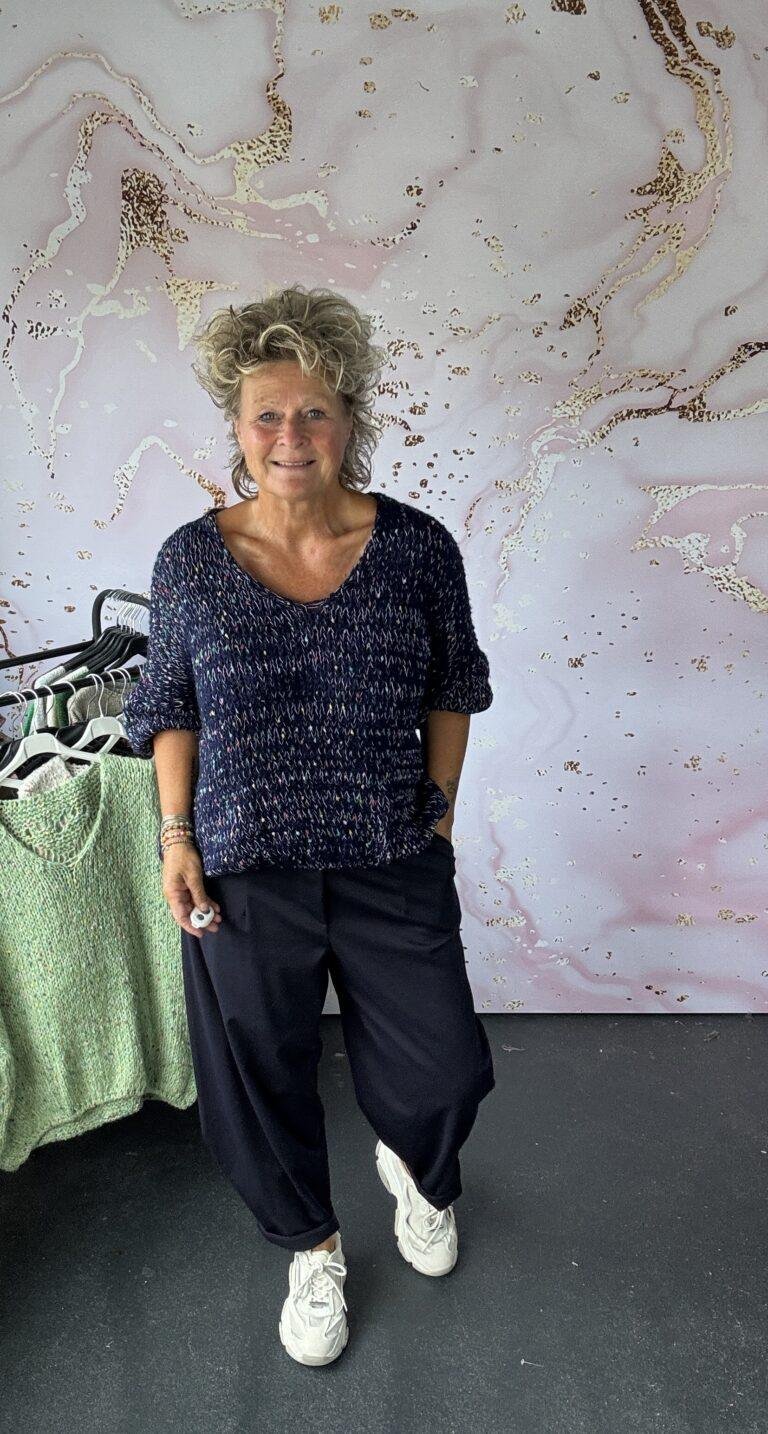 Trui Mellee navy