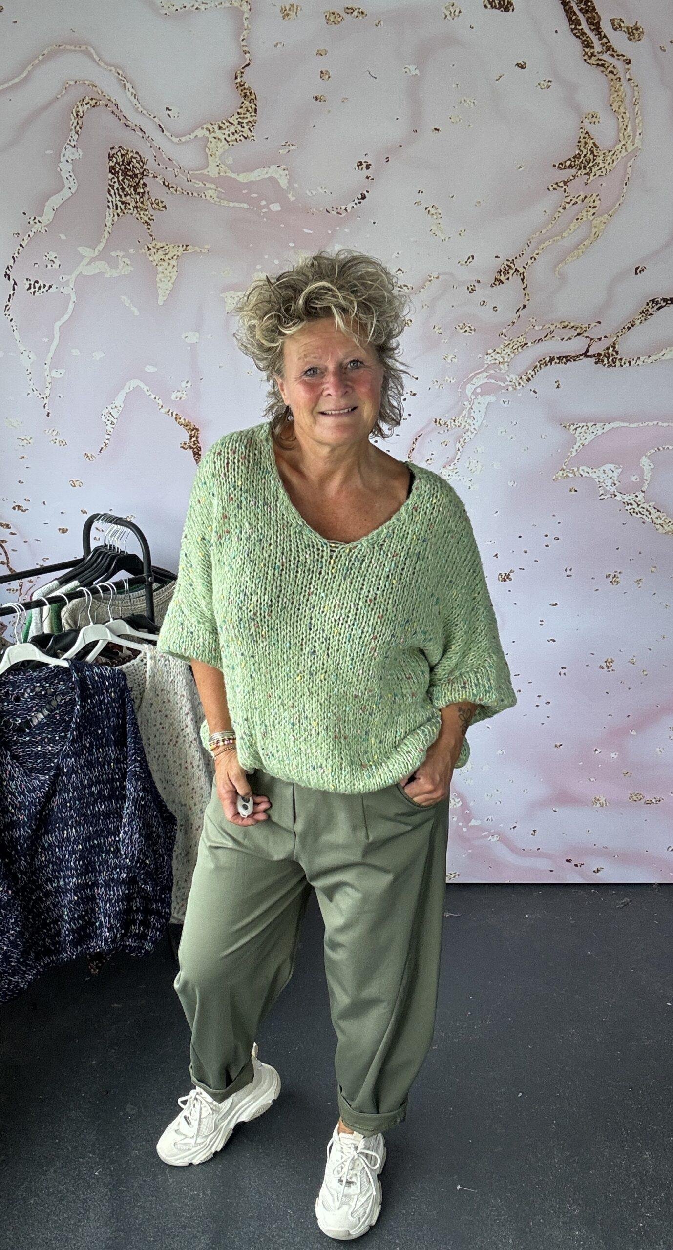 Trui Mellee olive