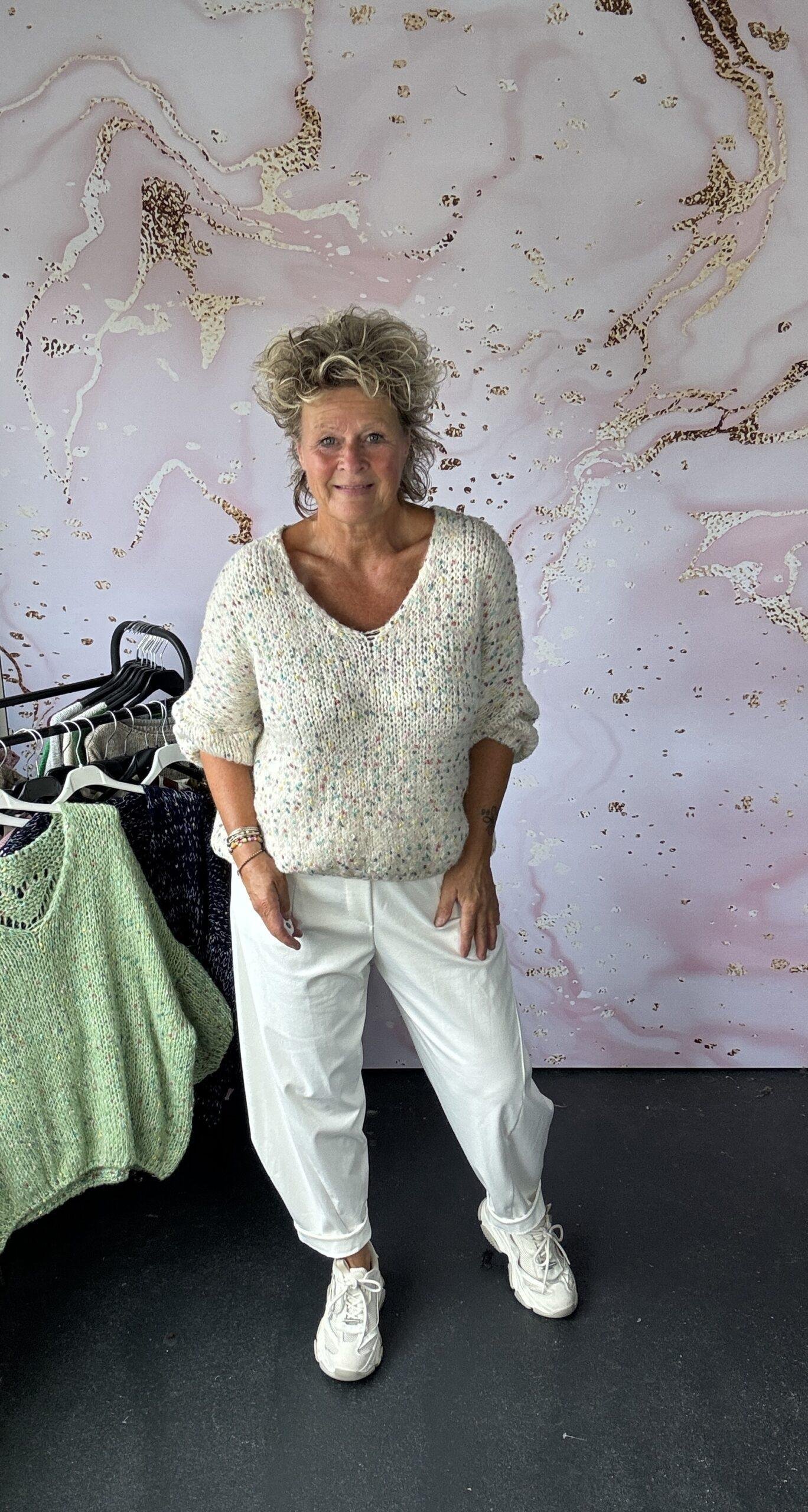 Trui Mellee offwhite - Afbeelding 2
