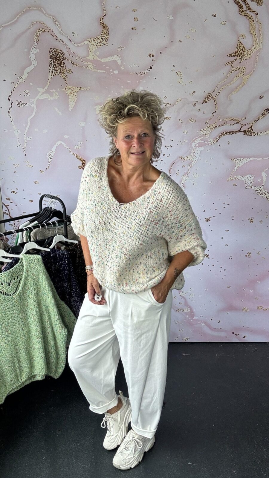 Trui Mellee offwhite
