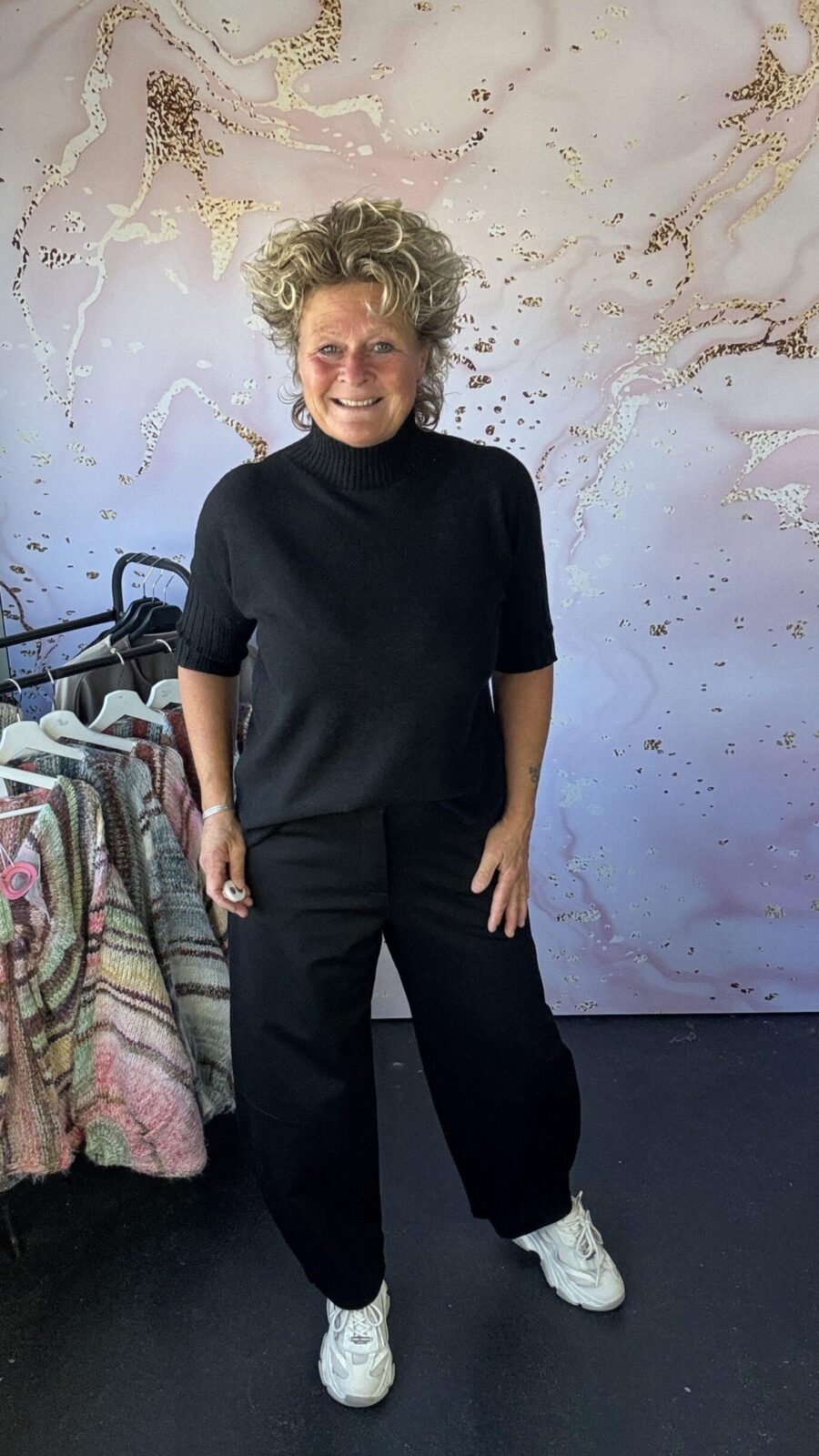 Broek balloon zwart