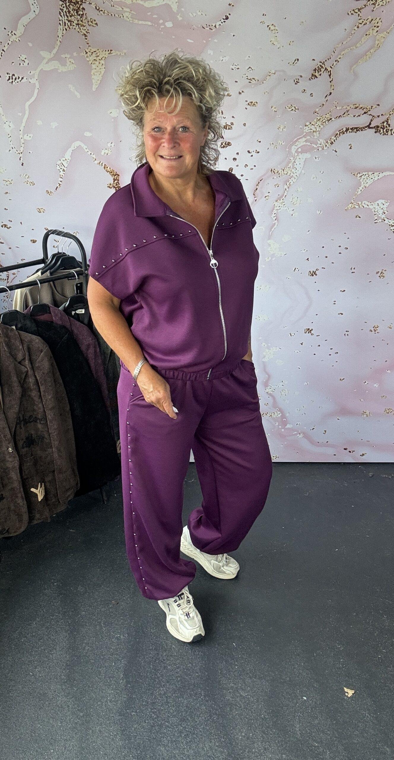 2 delige set Demi purple