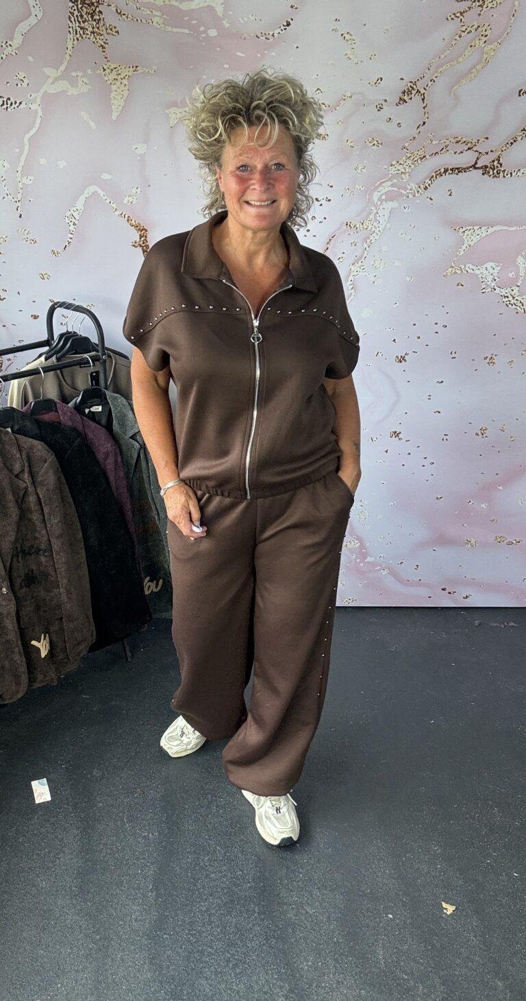 2 delige set Demi bruin